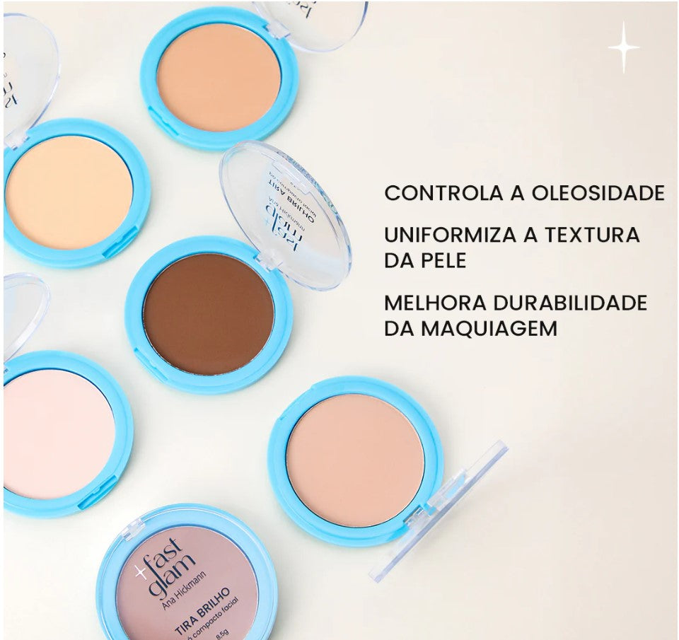 Tira Brilho Pó Compacto